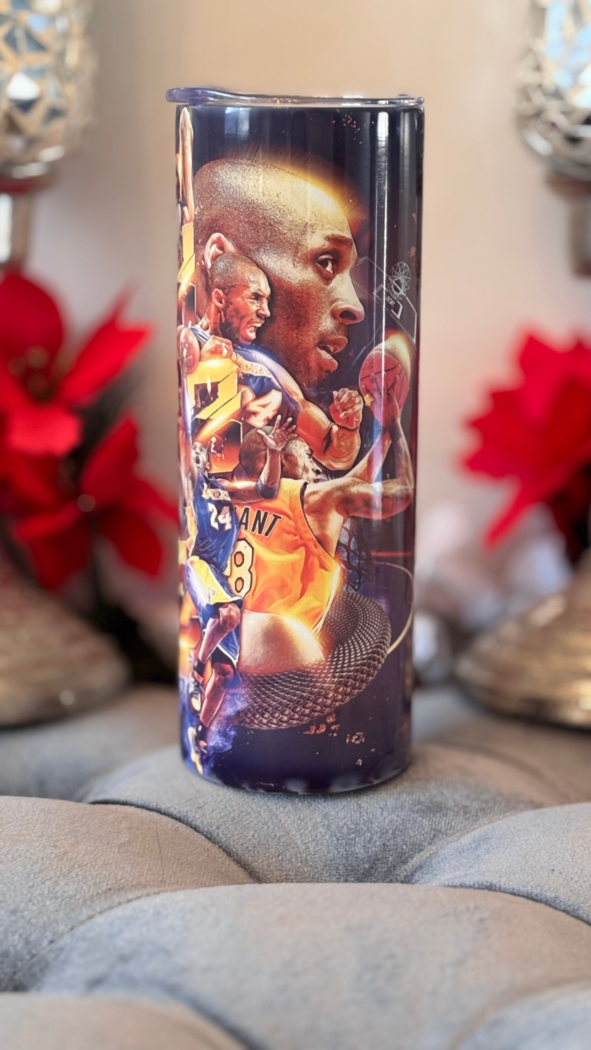 Kobe Bryant memorial 20 oz sublimation tumbler stainless steel PEM Designs
