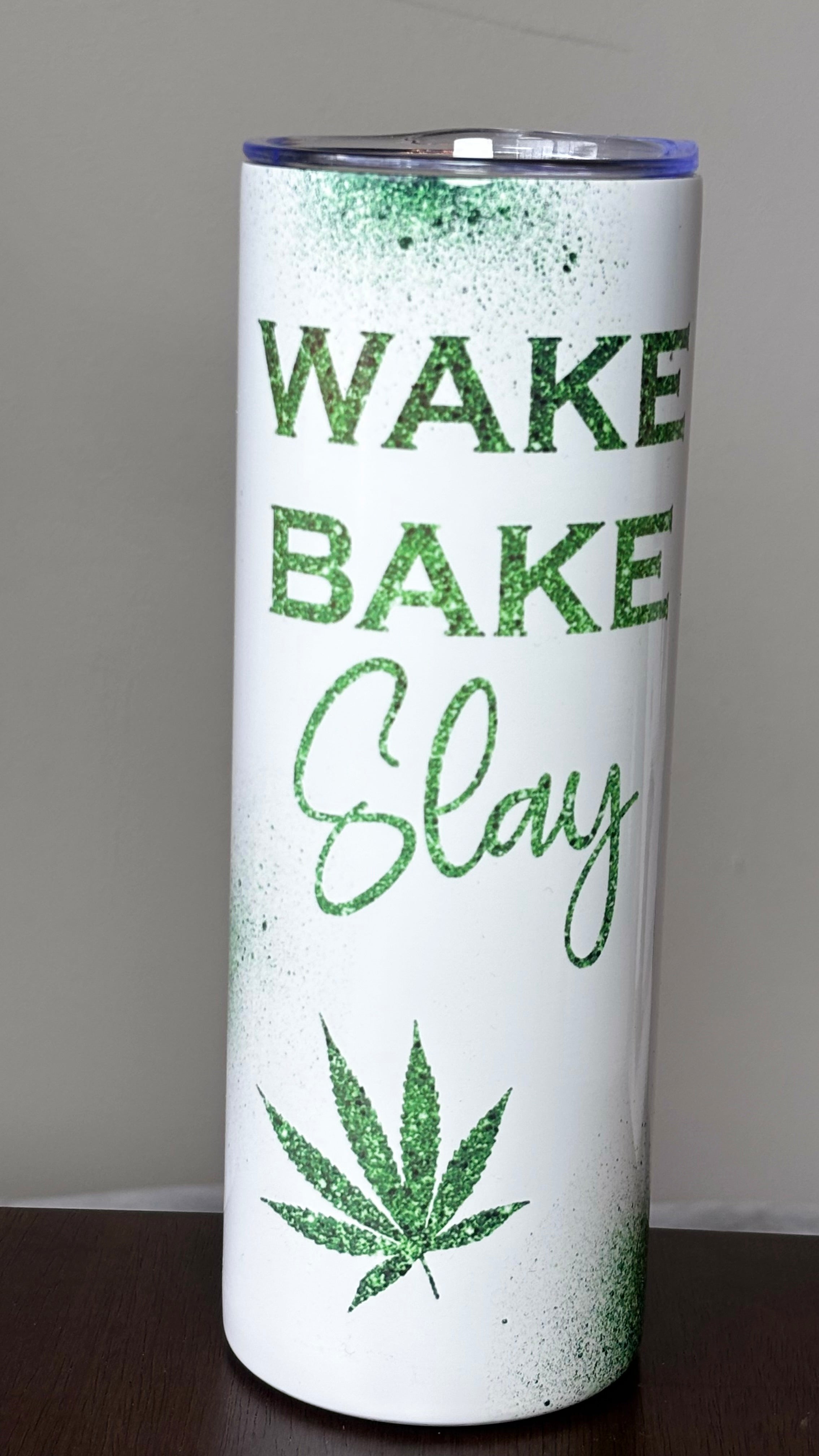 Customized wake and bake tumbler PEM Designs