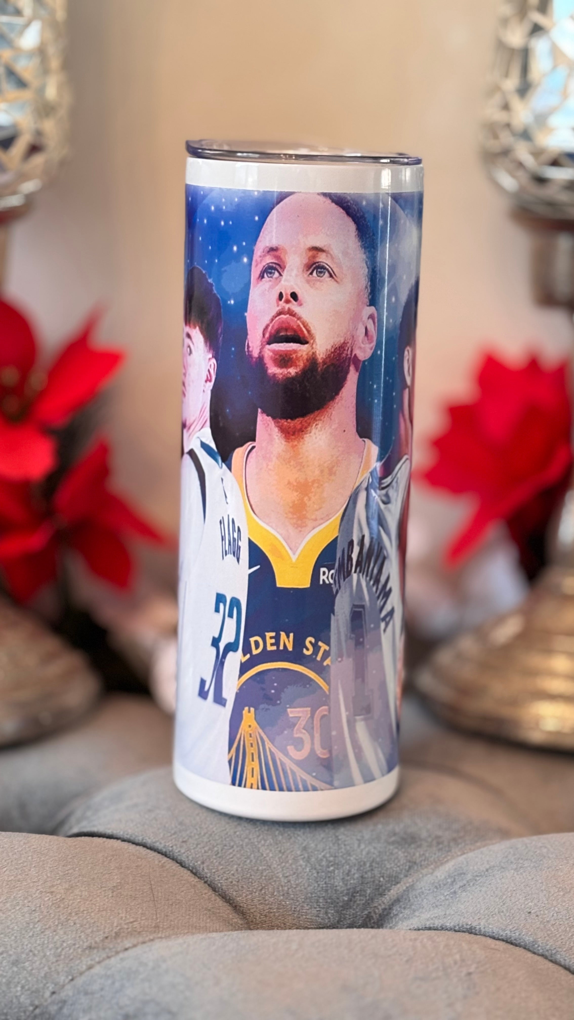 Basketball variety player 20oz stainless steel sublimation tumbler PEM Designs