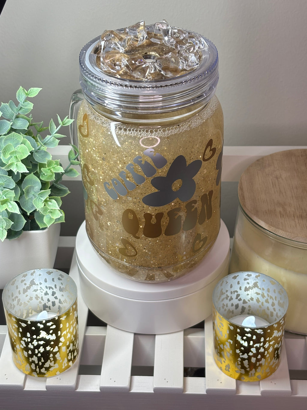 Coffee Queen Slow Flow Snow-globe Cup 20OZ