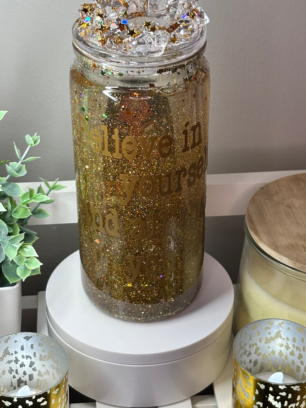 Psalms 31 Black Woman Snow globe cup 16OZ