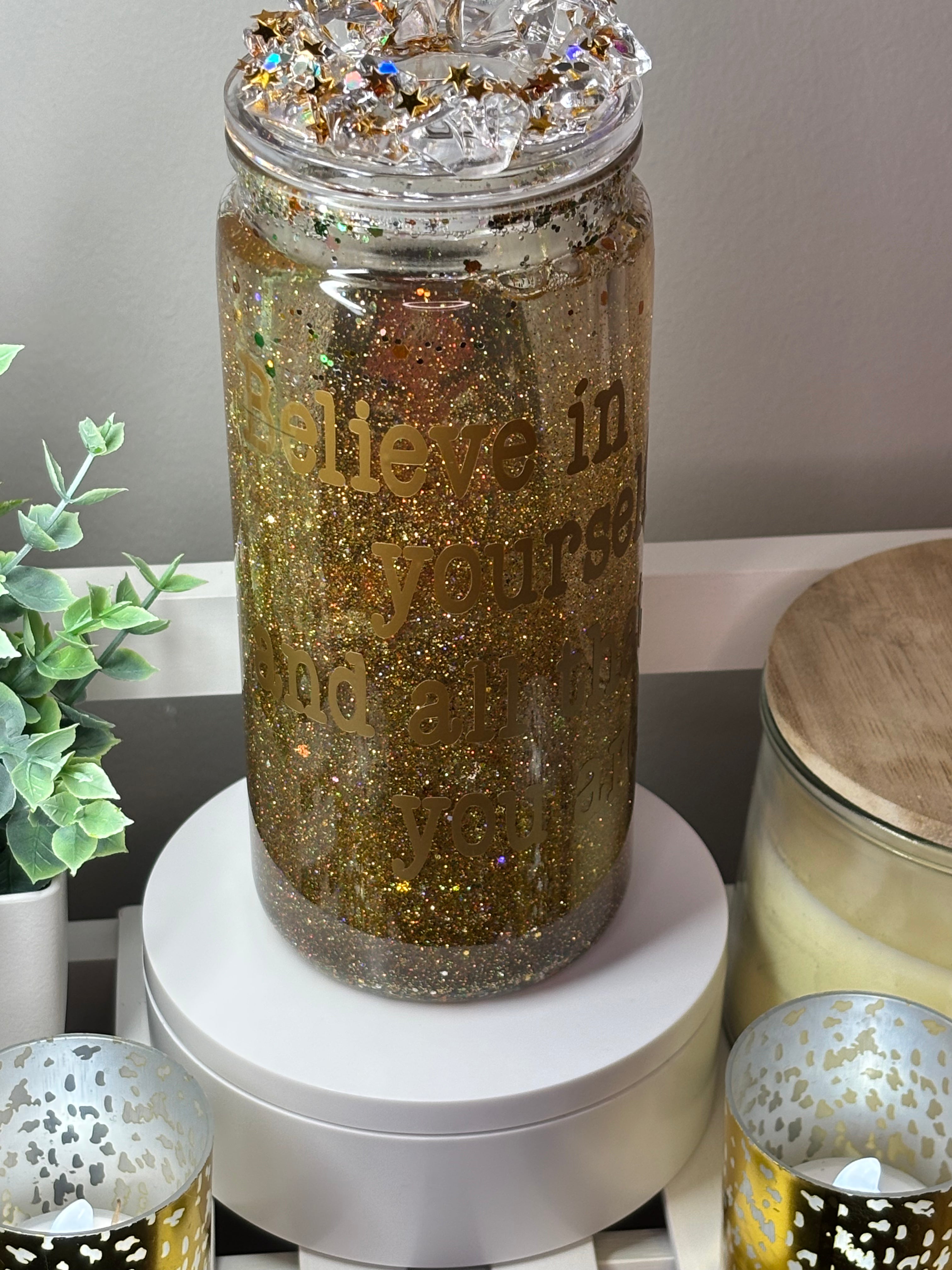 Psalms 31 Black Woman Snow globe cup 16OZ