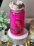Strawberry Shortcake Snow Globe Glass Cup 16OZ