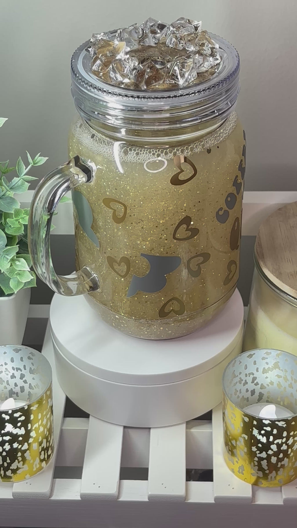 Coffee Queen Slow Flow Snow-globe Cup 20OZ